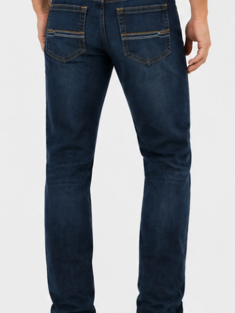 Slim Straight Men’s Jeans in Deep Indigo